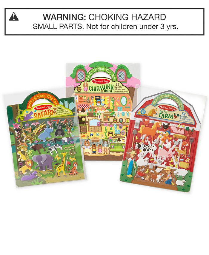 Melissa and doug deals puffy sticker books