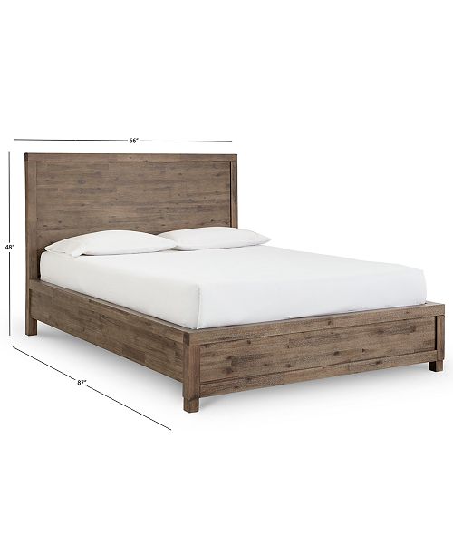 furniture canyon queen platform bed, created for macy's - furniture
