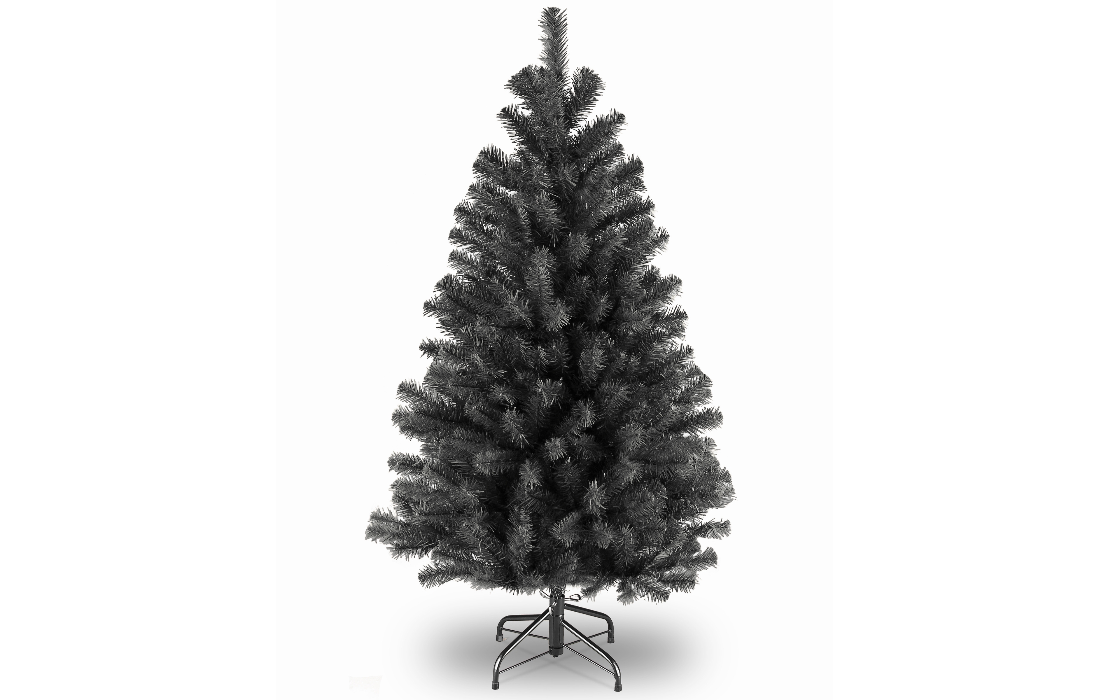 National Tree 4 .5' North Valley Black Spruce Hinged Tree