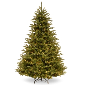 National Tree Company 7 5' Feel Real Ridgedale Fir Tree with 850 Warm White Led Lights & PowerConnect