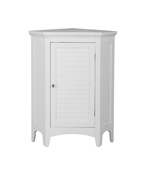 Elegant Home Fashions Slone Corner Floor Cabinet With 1 Shutter
