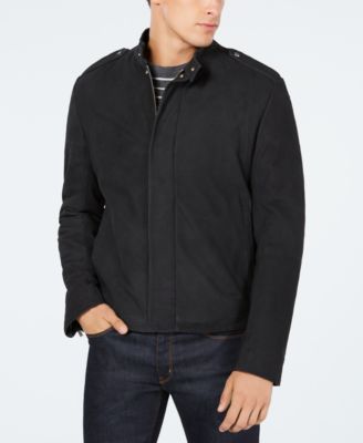 Hugo Boss - Men's Slim-Fit Lined Leather Jacket