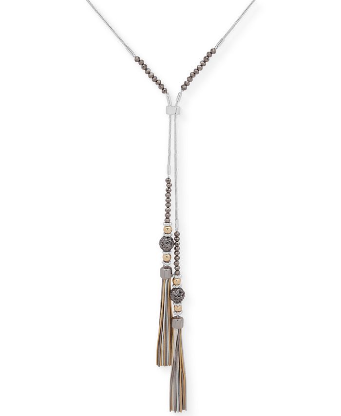 Nine west store tri tone necklace