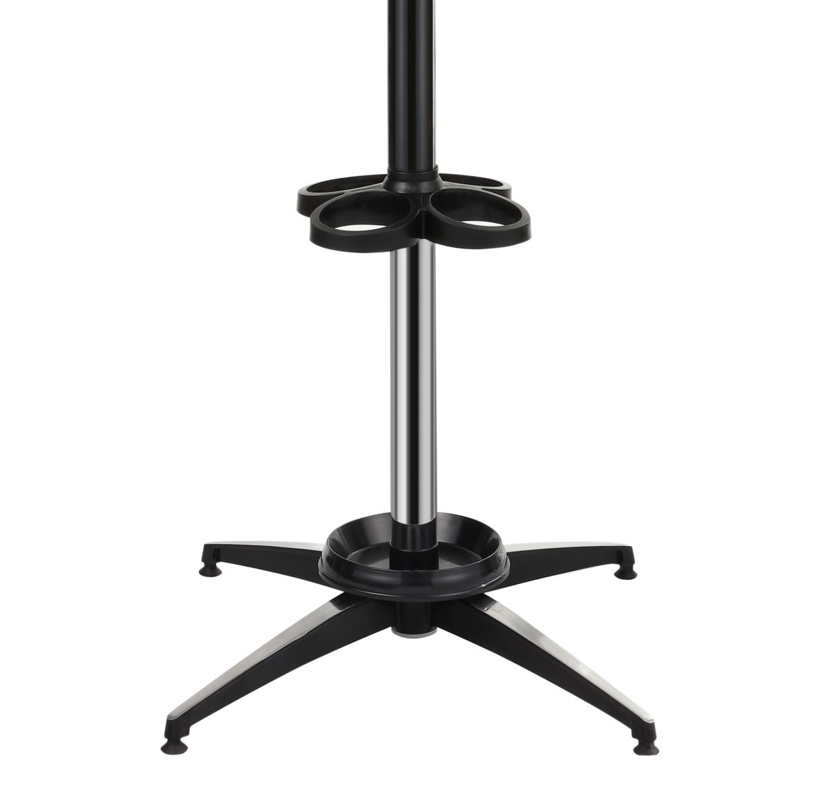 Ethan Coat Rack - Black and Chrome