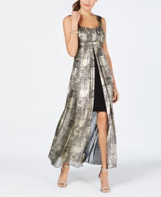 Connected - Printed Flyaway Maxi Dress