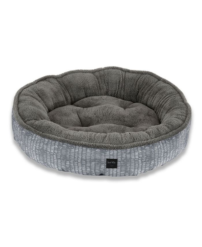 Nicole Miller CLOSEOUT Comfy Pooch Dog Bolster Bed Round Bolster