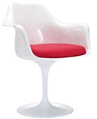 Modway - Lippa Dining Fabric Armchair in Yellow