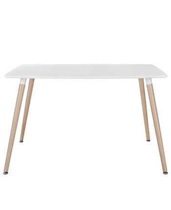 Modway - Field Rectangle Dining Table in White
