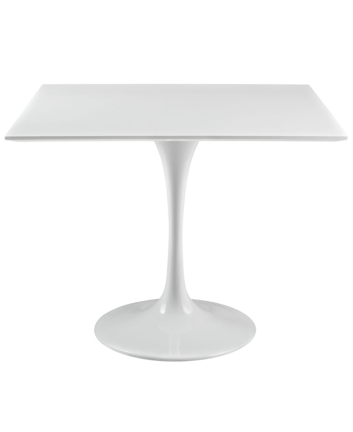 EEI-1124-WHI Lippa 36 in. Wood Top Dining Table, White