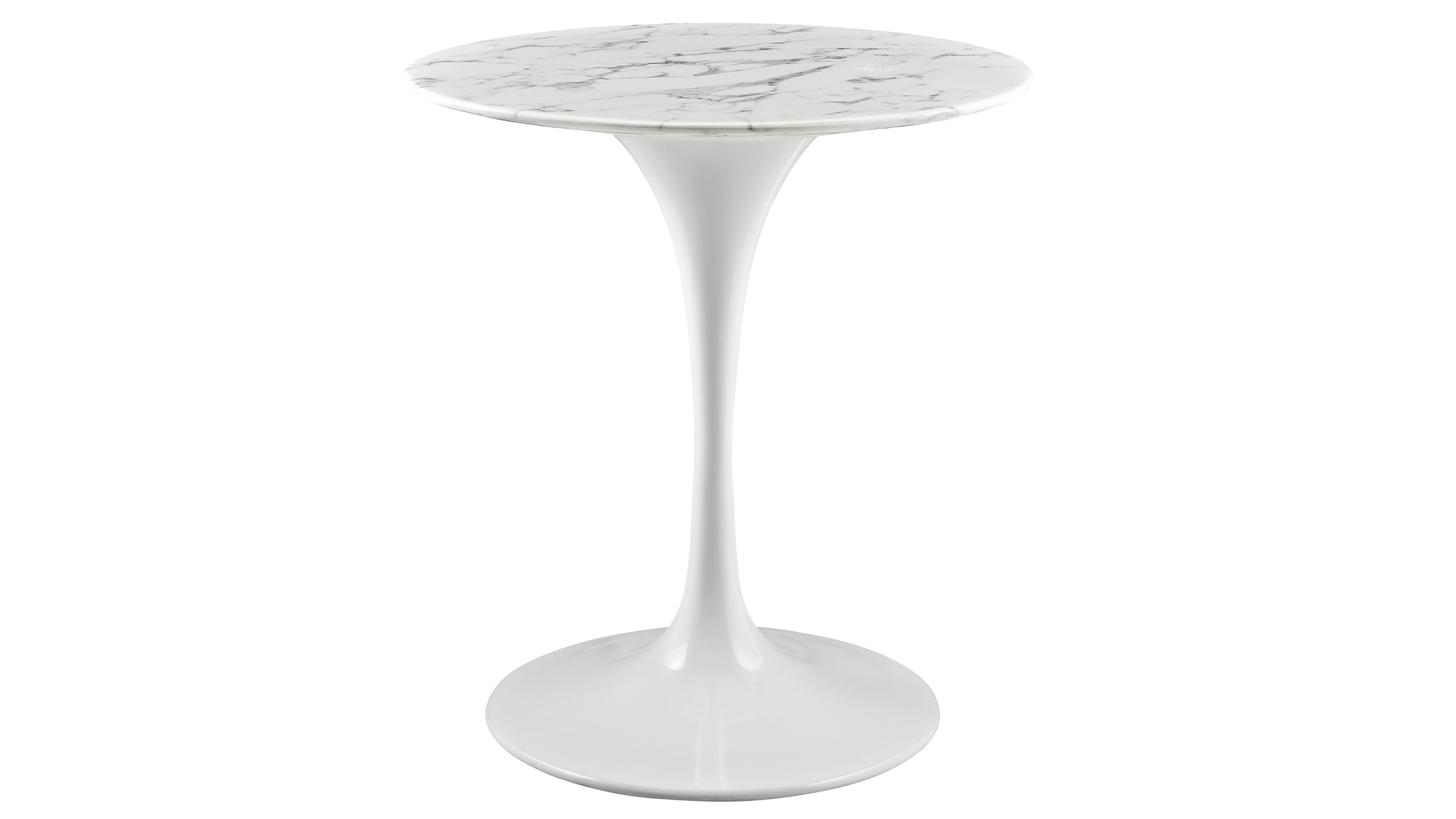 Modway Lippa 28" Round Artificial Marble Dining Table
