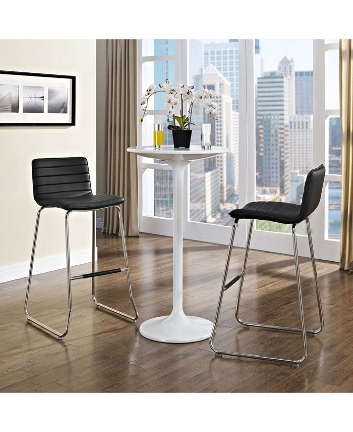 Modway - Dive Bar Stool Set of 2 in Brown