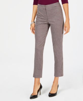 Nine West - Houndstooth Tapered Pants