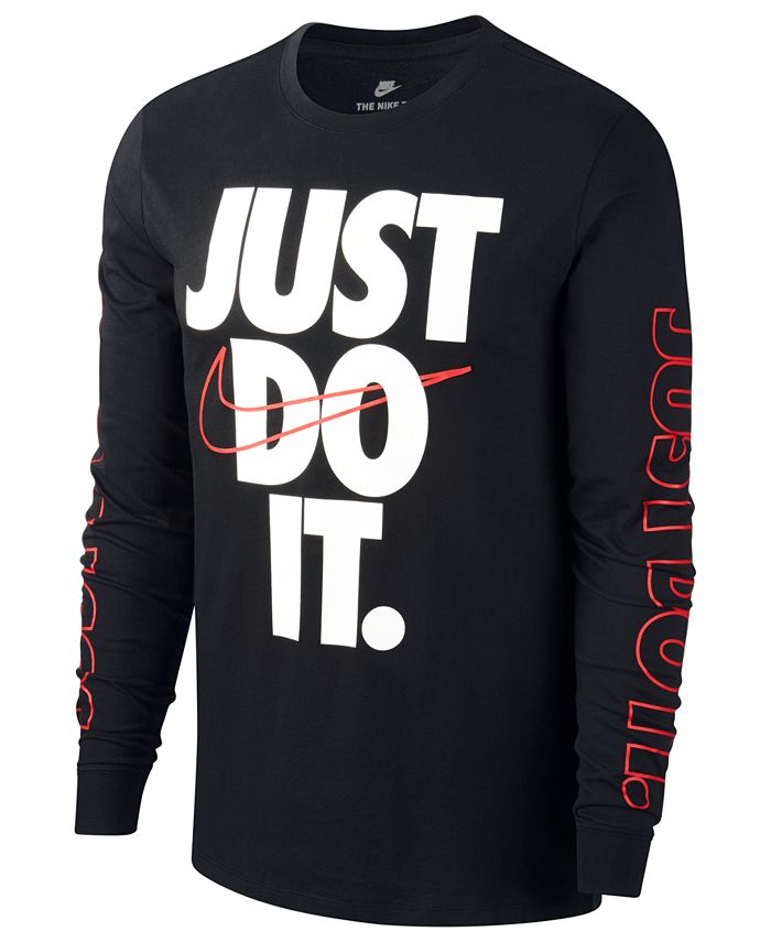 Nike Big Boys Just Do It-Print Cotton T-Shirt - Macy's