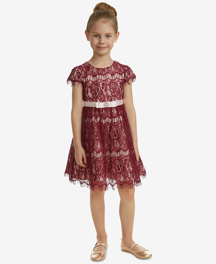 Rare Editions Toddler Girls Lace Fit & Flare Dress Macy's