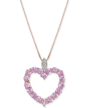 image of Pink Sapphire (1-3/4 ct. t.w.) & Diamond Accent 18