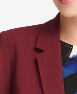 DKNY One-Button Notch-Collar Jacket 