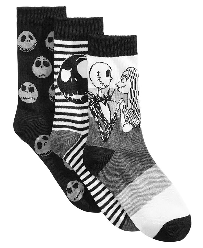 Disney 3Pk. The Nightmare Before Christmas Socks Gift Box Macy's