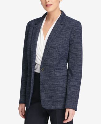 DKNY - Knit One-Button Jacket