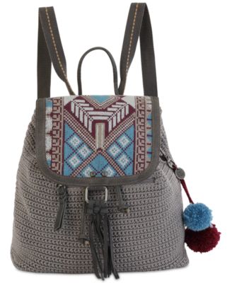 the sak crochet backpack