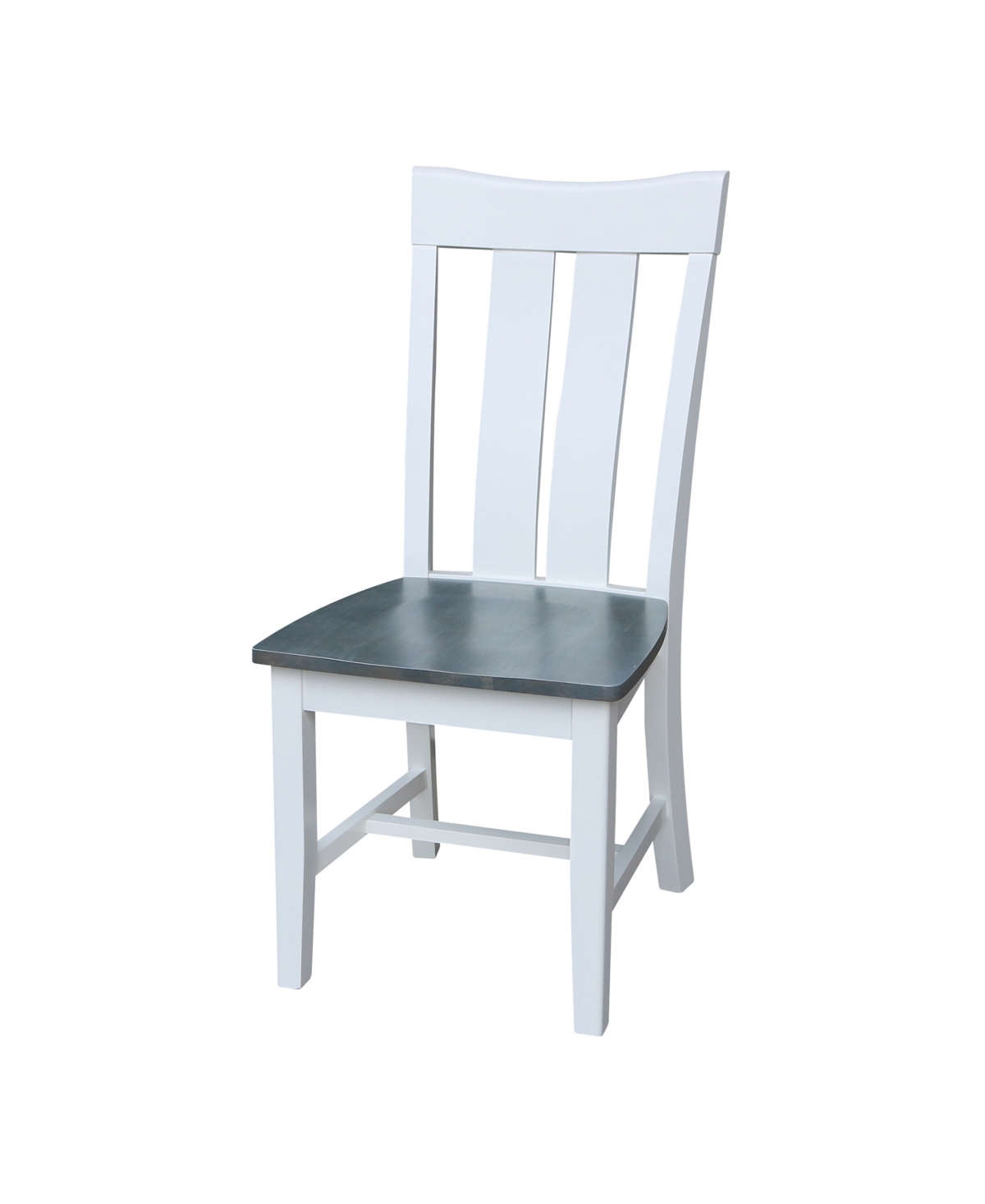 International Concepts Ava Chair, Set Of 2 In White,heather Gray