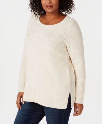 Charter Club - Plus Size Tunic Sweater