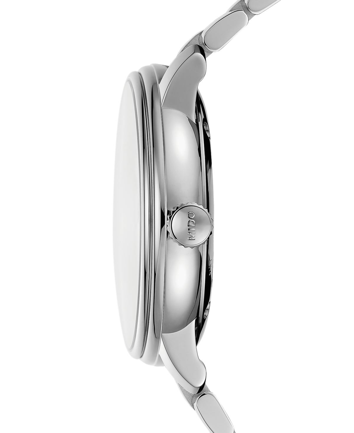 Shop Mido Men's Swiss Automatic Baroncelli Iii Stainless Steel Bracelet Watch 40mm