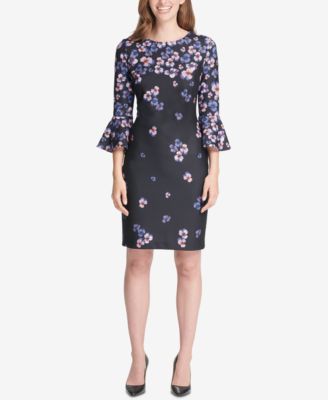 tommy hilfiger bell sleeve dress