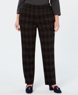 Charter Club - Plus Size Plaid Pants