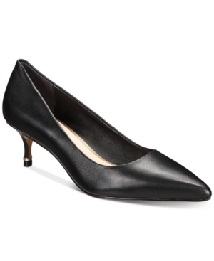 image of Kenneth Cole New York Morgan Kitten-Heel Pumps Women-s Shoes