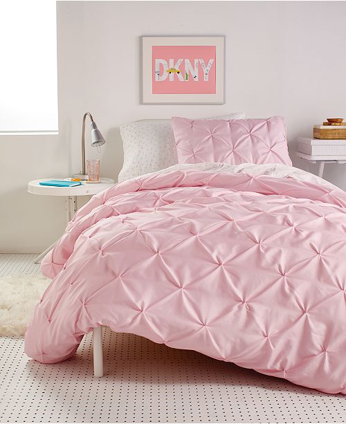 DKNY Kids Pink Twist Full/Queen Comforter Set & Reviews Kids' & Baby Bedding Bed & Bath Macy's