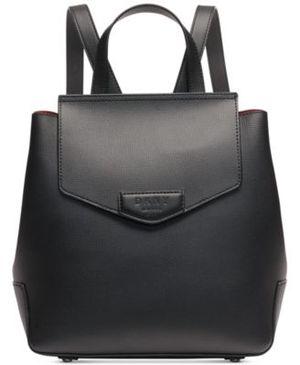 macy's black backpack