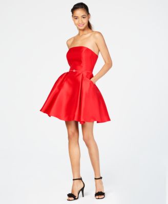 macys strapless dress