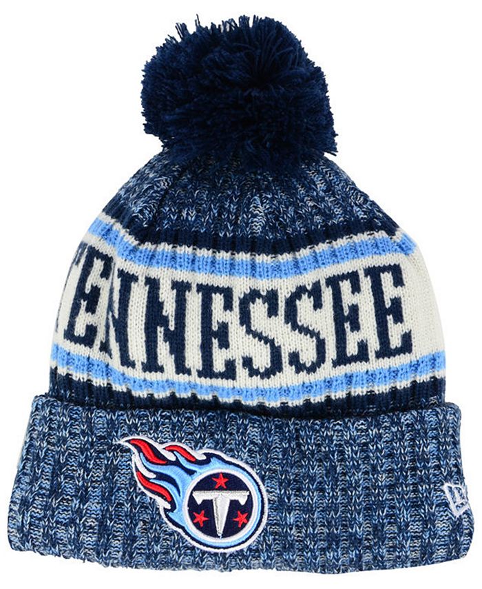 New Era Men's Tennessee Titans 2023 Sideline Blue Sport Knit Hat