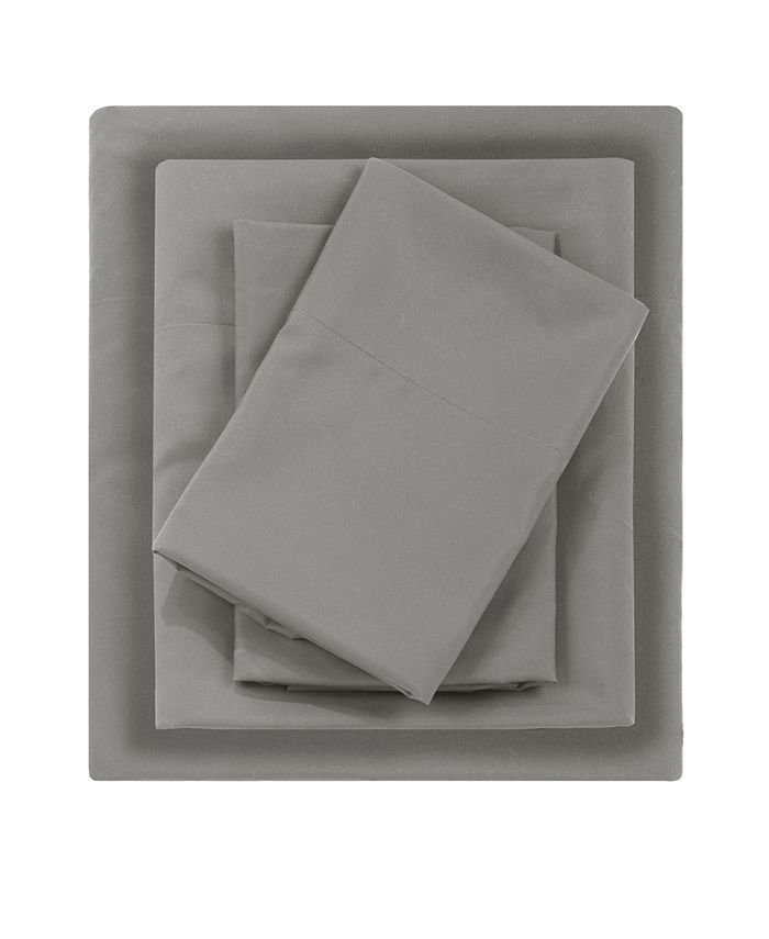 Madison Park Micro Splendor 4PC California King Sheet Set & Reviews