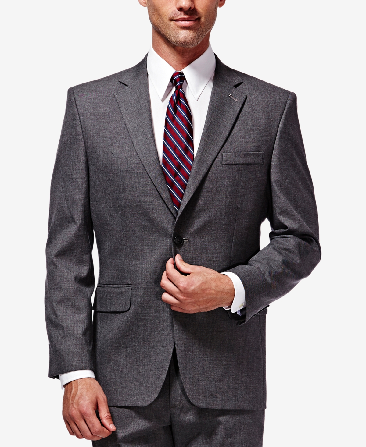 Jmh Men's Premium Stretch Classic Fit Suit Jacket