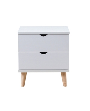 Shop Furniture Of America Massenburg Ii Modern 2-drawer Nightstand In White