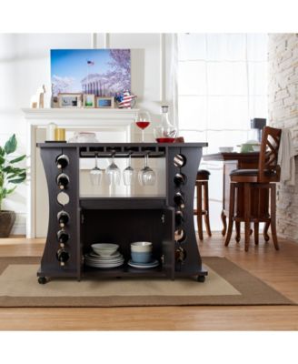 Milan Wine Rack With Casters