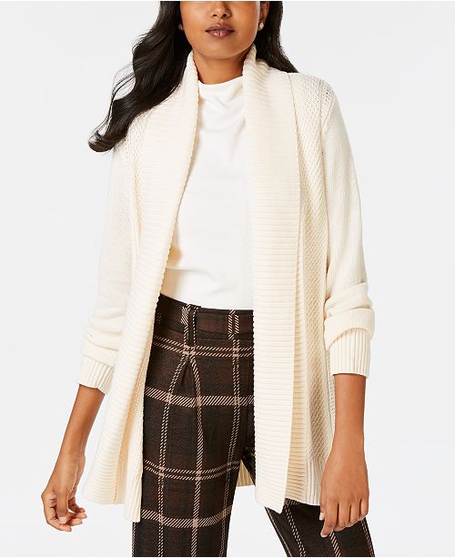 Charter Club ShawlCollar LongSleeve Cardigan, Created for Macy's