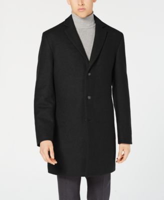 Alfani Men's Classic-Fit Topcoat, Created for Macy's - Macy's