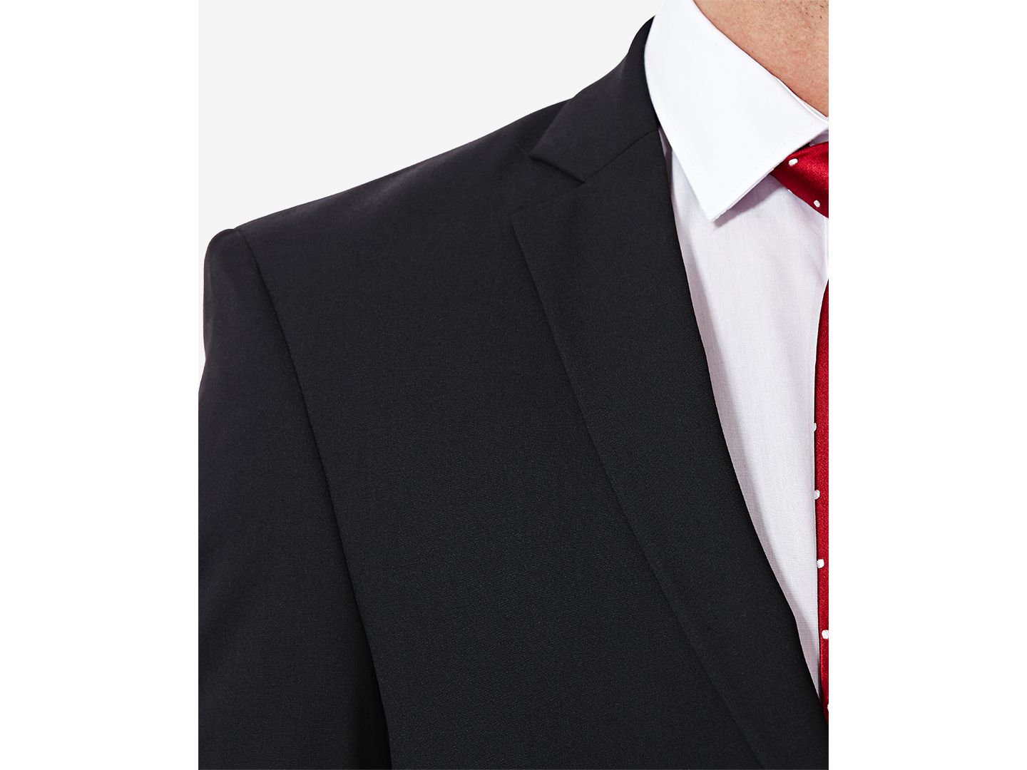 Мужской пиджак Haggar JMH 4 Way Stretch Slim Fit Suit, цвет: Чёрный — фото 3