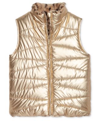Epic Threads - Big Girls Faux Fur Reversible Vest