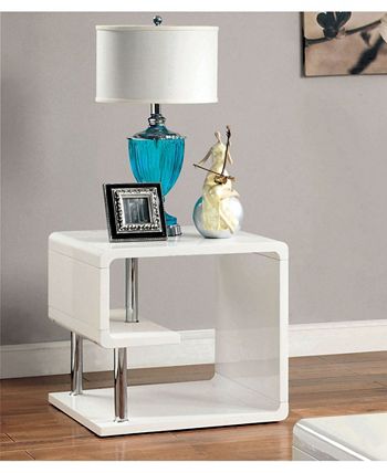 Furniture of America - Lazer End Table, Quick Ship