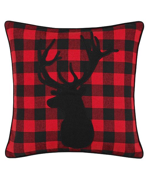 Eddie Bauer Cabin Plaid Stag Head Decorative Pillow Reviews