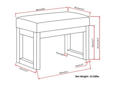 Rabton Small Ottoman