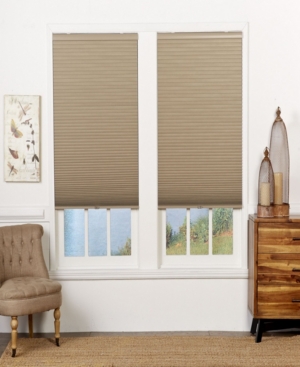 The Cordless Collection Cordless Blackout Cellular Shade, 20" X 64" In Tan-white