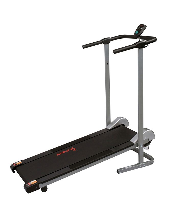 Sunny Health & Fitness SFT1407M Foldable Manual Walking Treadmill Macy