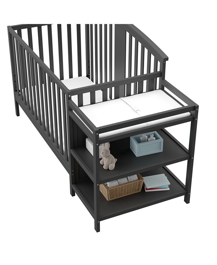 Storkcraft Greyson 4 in 1 Convertible Crib and Changer Macy s