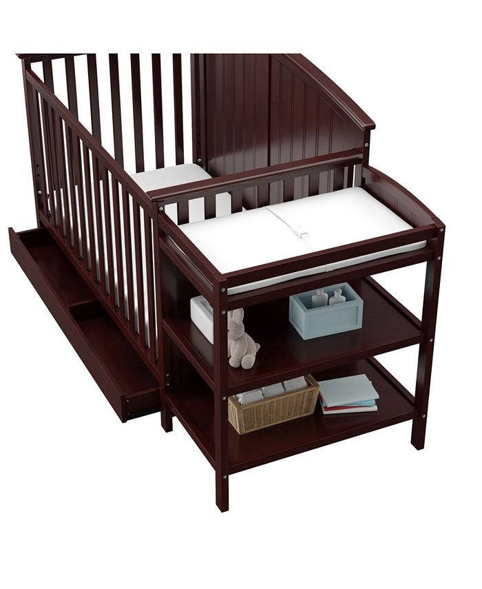 Storkcraft Steveston 4 in 1 Convertible Crib and Changer with Drawer