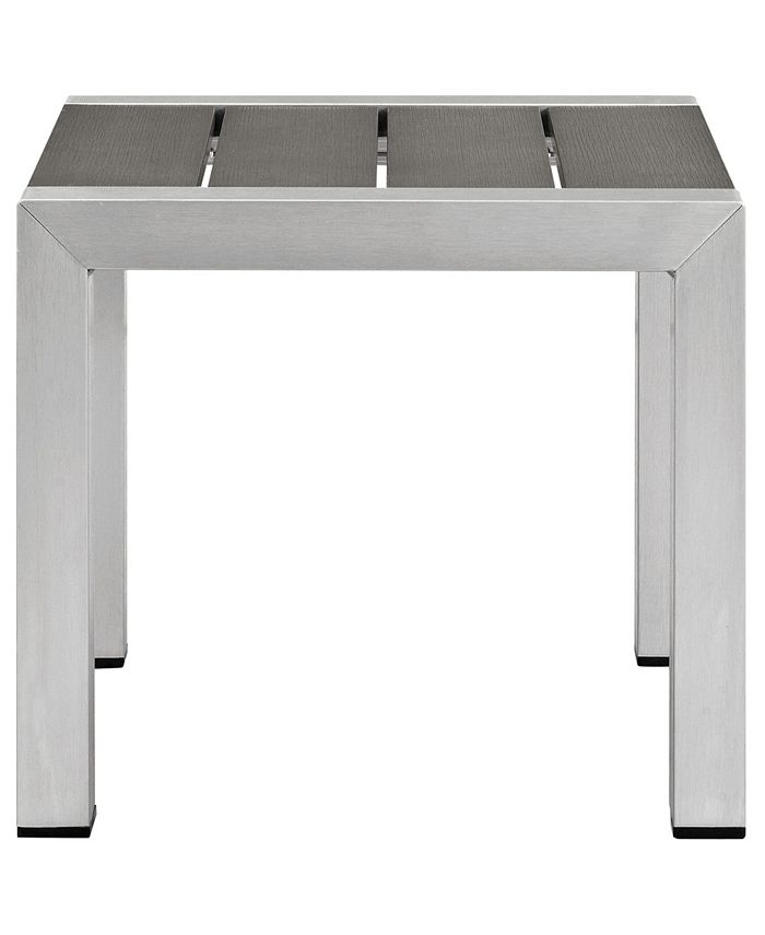Modway Shore Outdoor Patio Aluminum Side Table Macy's