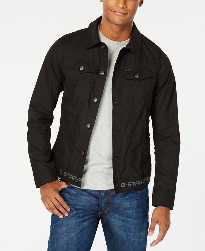 kom Neuken Vegetatie G-Star Raw Men's Slim-Fit Black Denim Jacket, Created for Macy's & Reviews  - Coats & Jackets - Men - Macy's